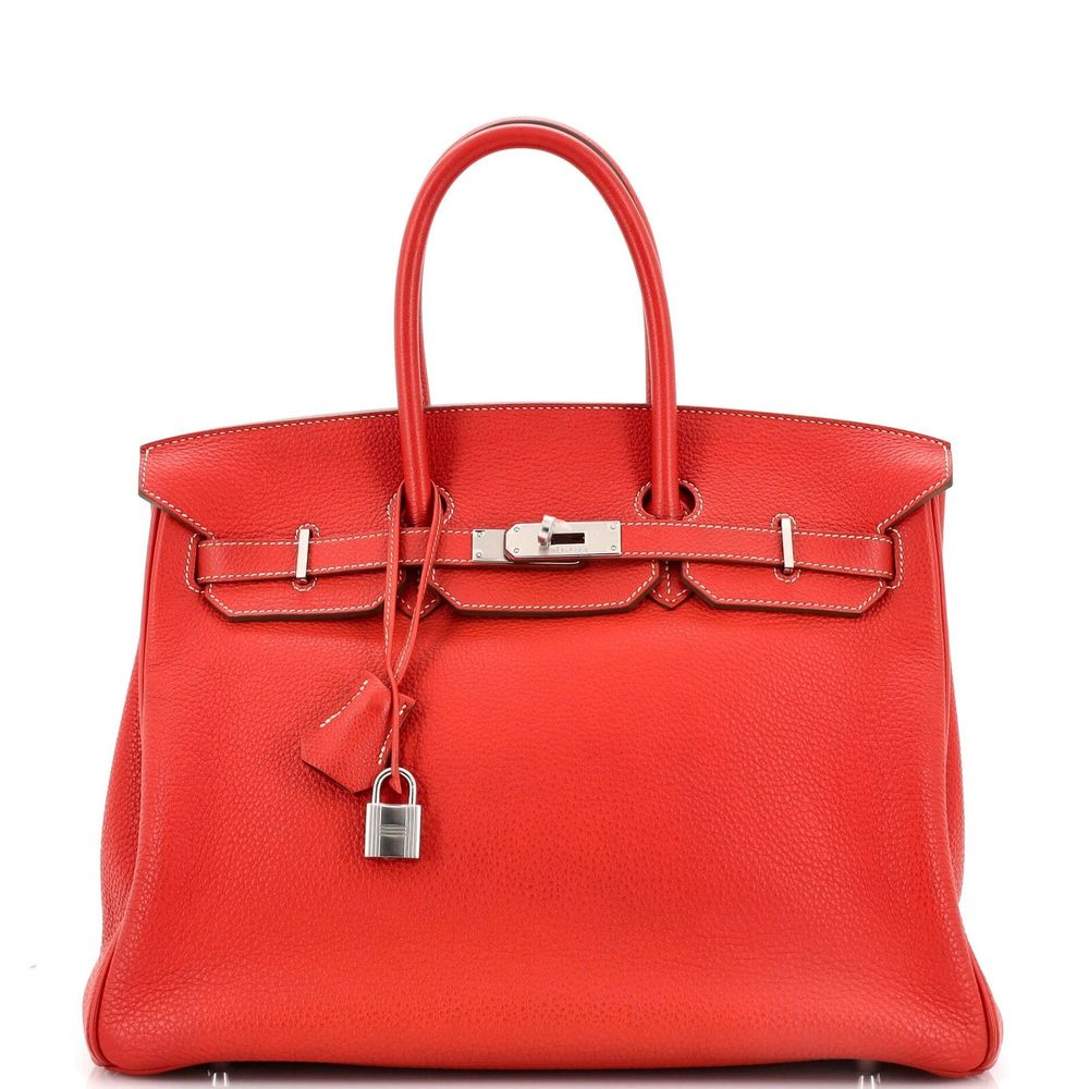 Hermes Birkin Handbag Sanguine Togo #78160H11B - Picture 1 of 8